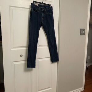 Abercrombie & Fitch Dark Blue Denim Jeans 28x30 Lightly Used